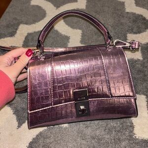 ALDO Faux Crocodile Purse Handbag with detachable strap. Barely used.